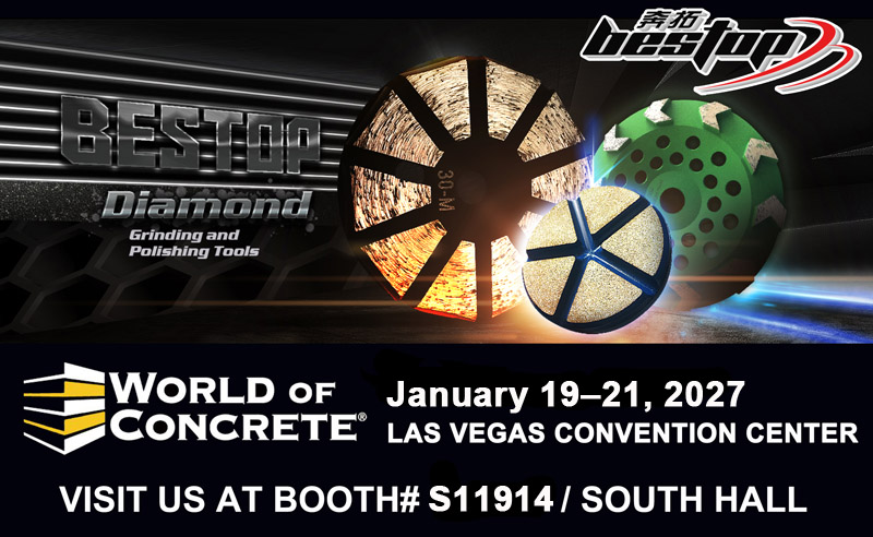 We Are Exhibiting at World of Concrete 2027 (WOC) | Professional Diamond Tool Manufacturer for Concrete Floor Preparation